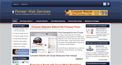 Desktop Screenshot of pioneerwebservices.com